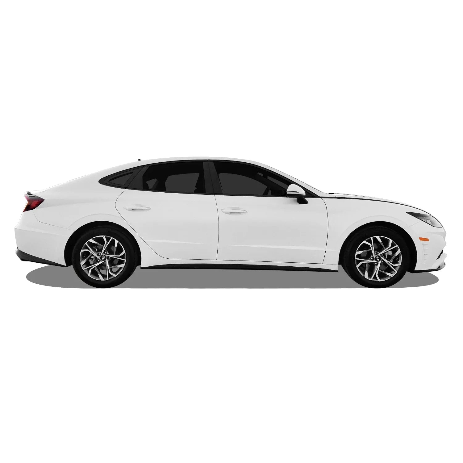 2020-2023 Hyundai Sonata | Window Trim Chrome Delete PreCut Vinyl Wrap