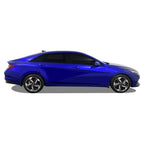 2021-2023 Hyundai Elantra | Window Trim Chrome Delete PreCut Vinyl Wrap