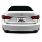 2014-2020 Lexus IS | Rear Trunk Trim Chrome Delete PreCut Vinyl Wrap