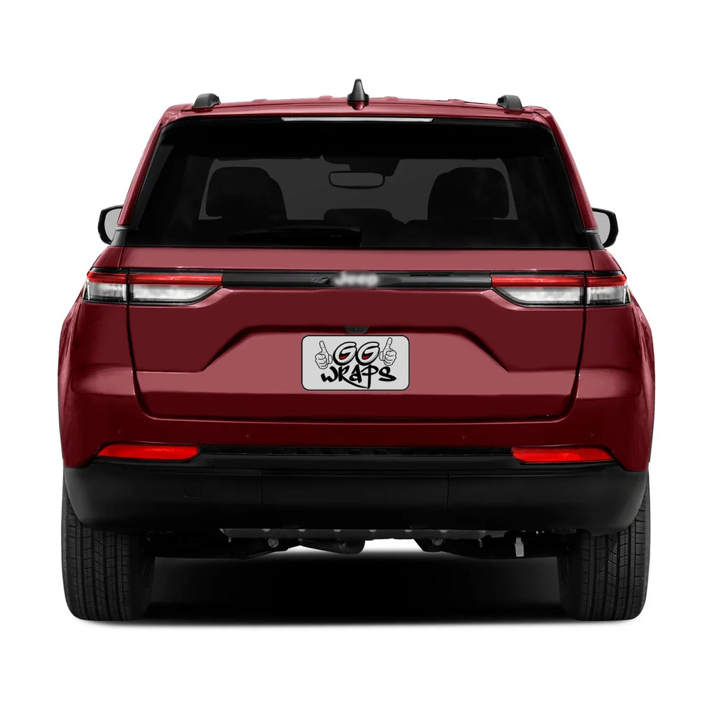 2022-2026 Jeep Grand Cherokee | Rear Bumper Trim Chrome Delete PreCut Vinyl Wrap
