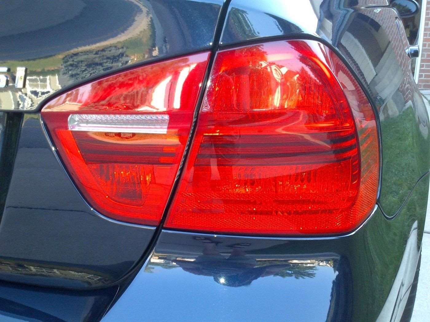 2006-2008 BMW 3 Series E90 | Reverse Light LCI Style PreCut Tint Overlays
