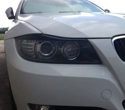 2009-2011 BMW 3 Series E90 | Headlight Eyelid PreCut Vinyl Overlays