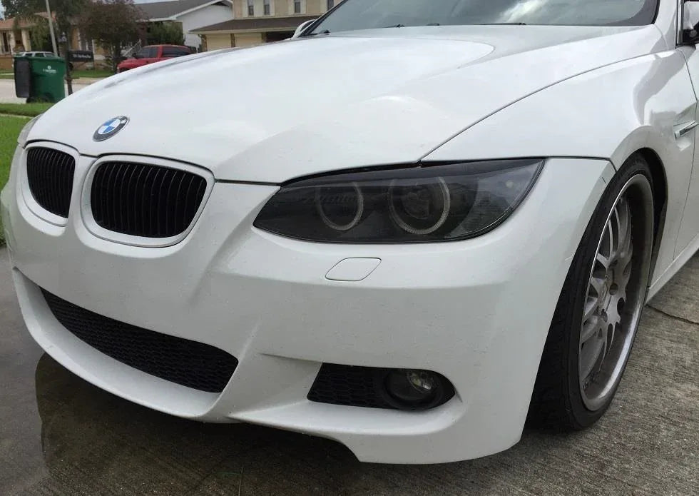2007-2010 BMW 3 Series E92 E93 | Headlight Eyelid PreCut Vinyl Overlays