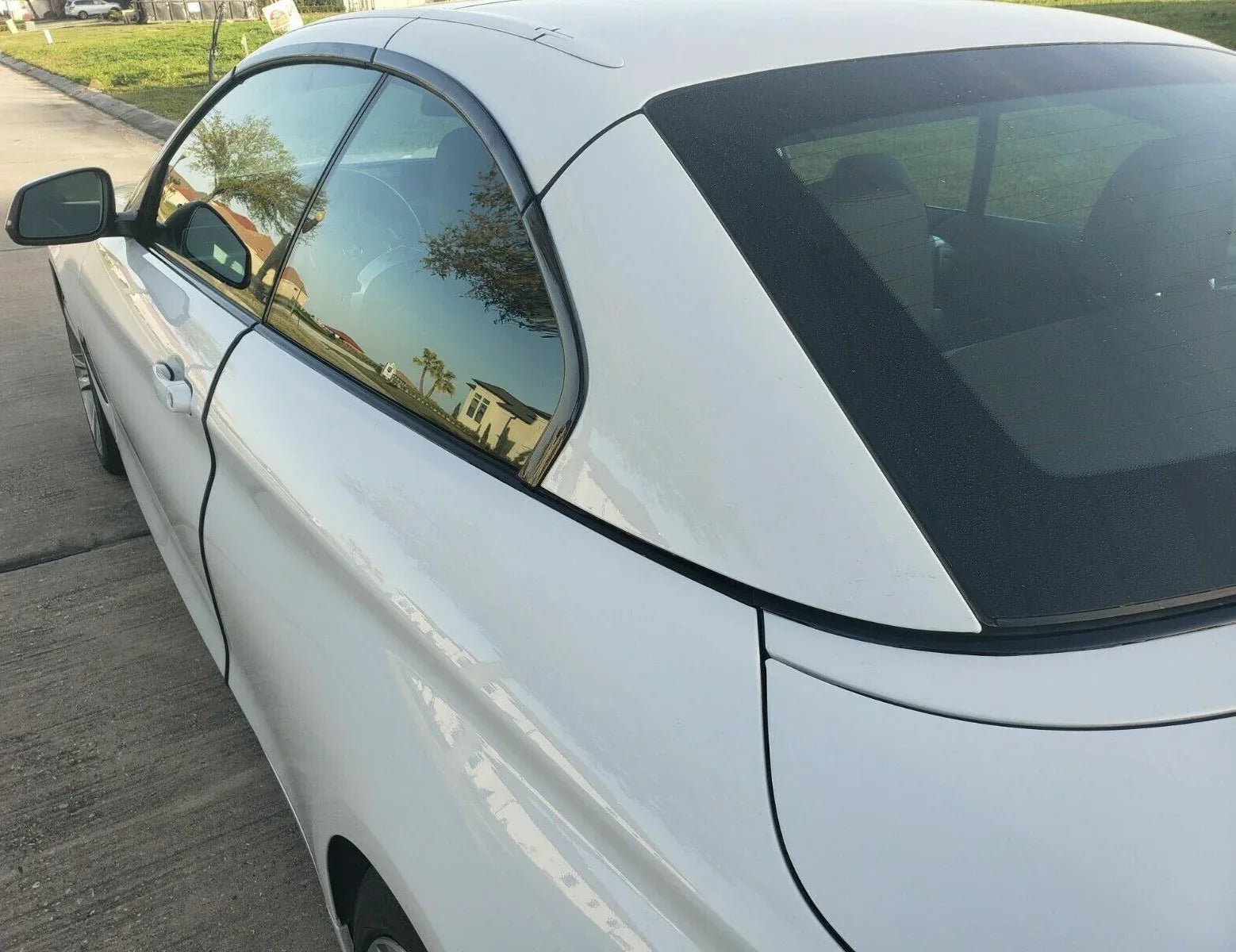 2007-2013 BMW 3 Series E93 Convertible | Window Trim Chrome Delete PreCut Vinyl Wrap