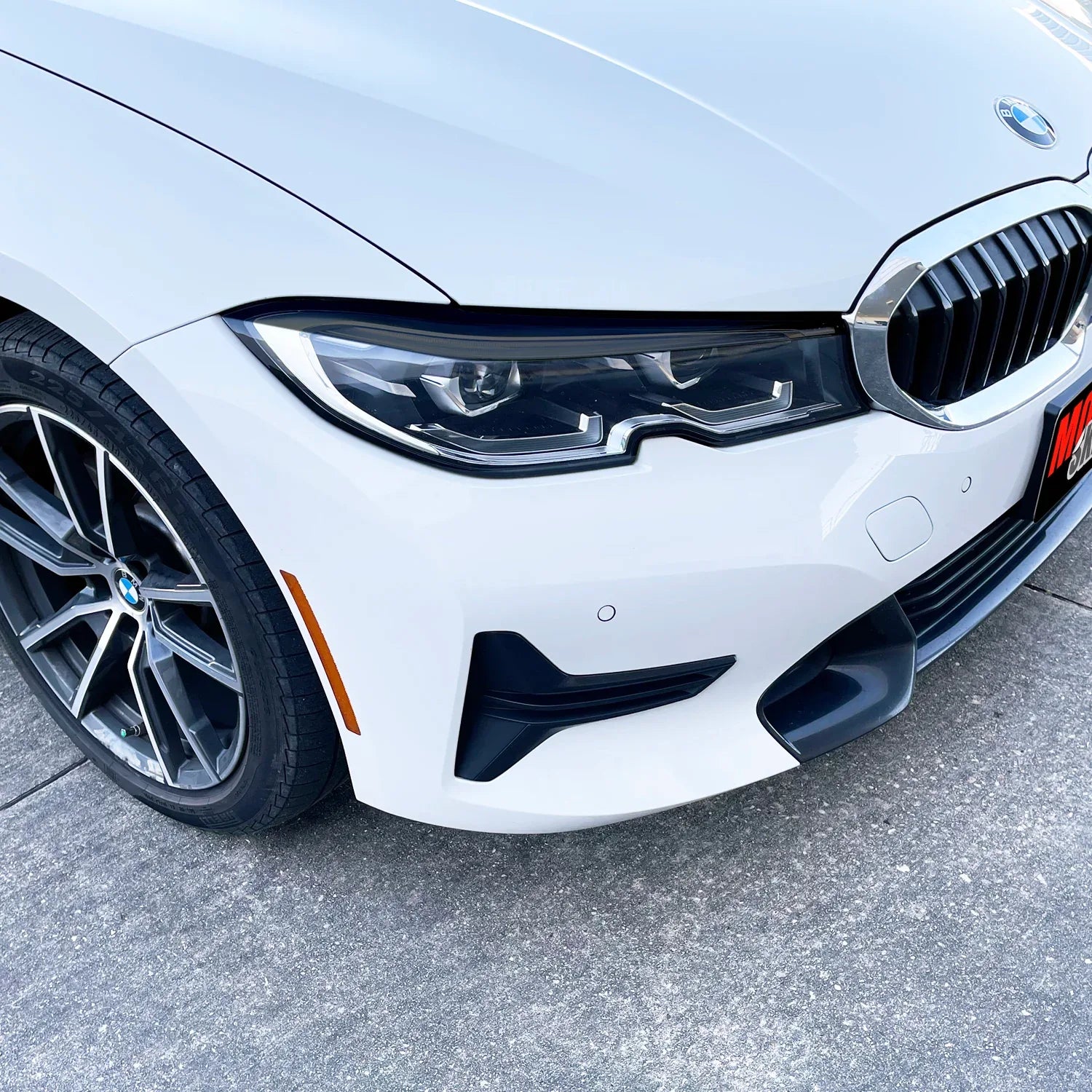 2019-2021 BMW 3 Series G20 | Headlight Eyelid PreCut Vinyl Overlays