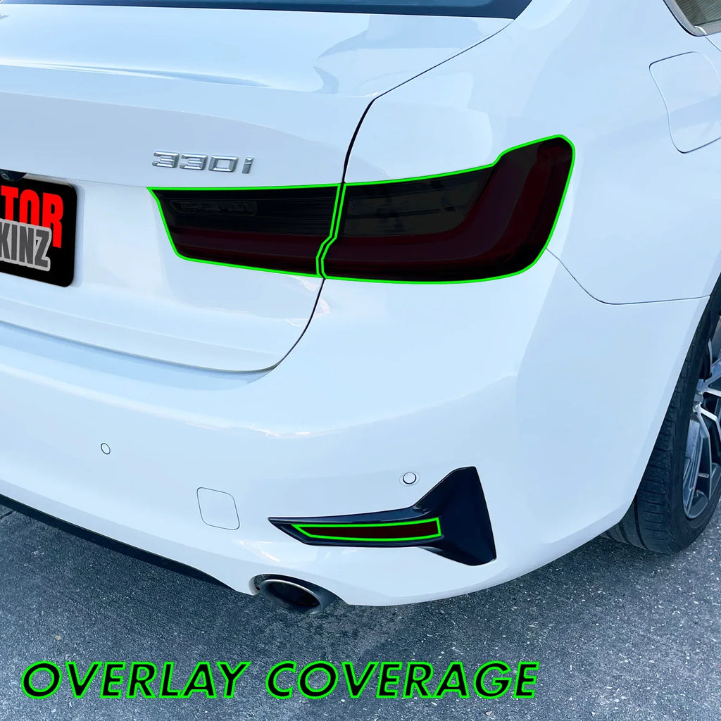 2019-2021 BMW 3 Series G20 | Tail Light PreCut Tint Overlays