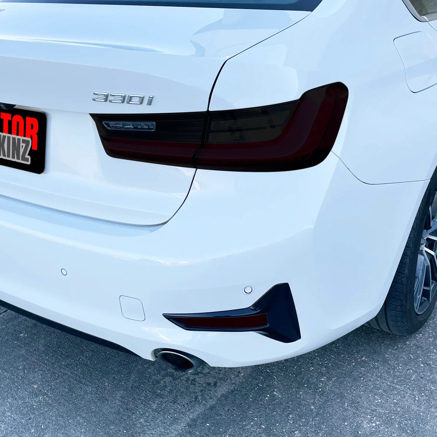 2019-2021 BMW 3 Series G20 | Tail Light Reverse Cutout PreCut Tint Overlays