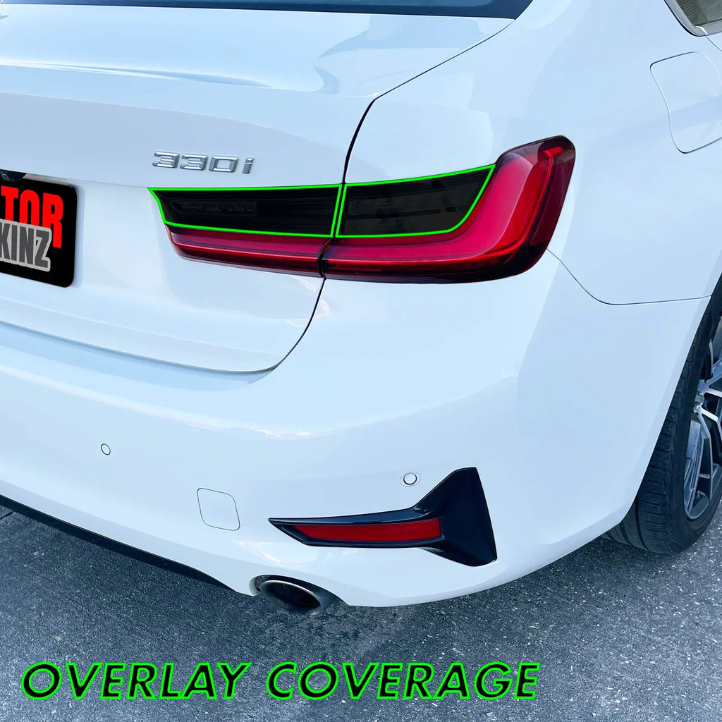 2019-2021 BMW 3 Series G20 | Turn Signal & Reverse Light PreCut Tint Overlays