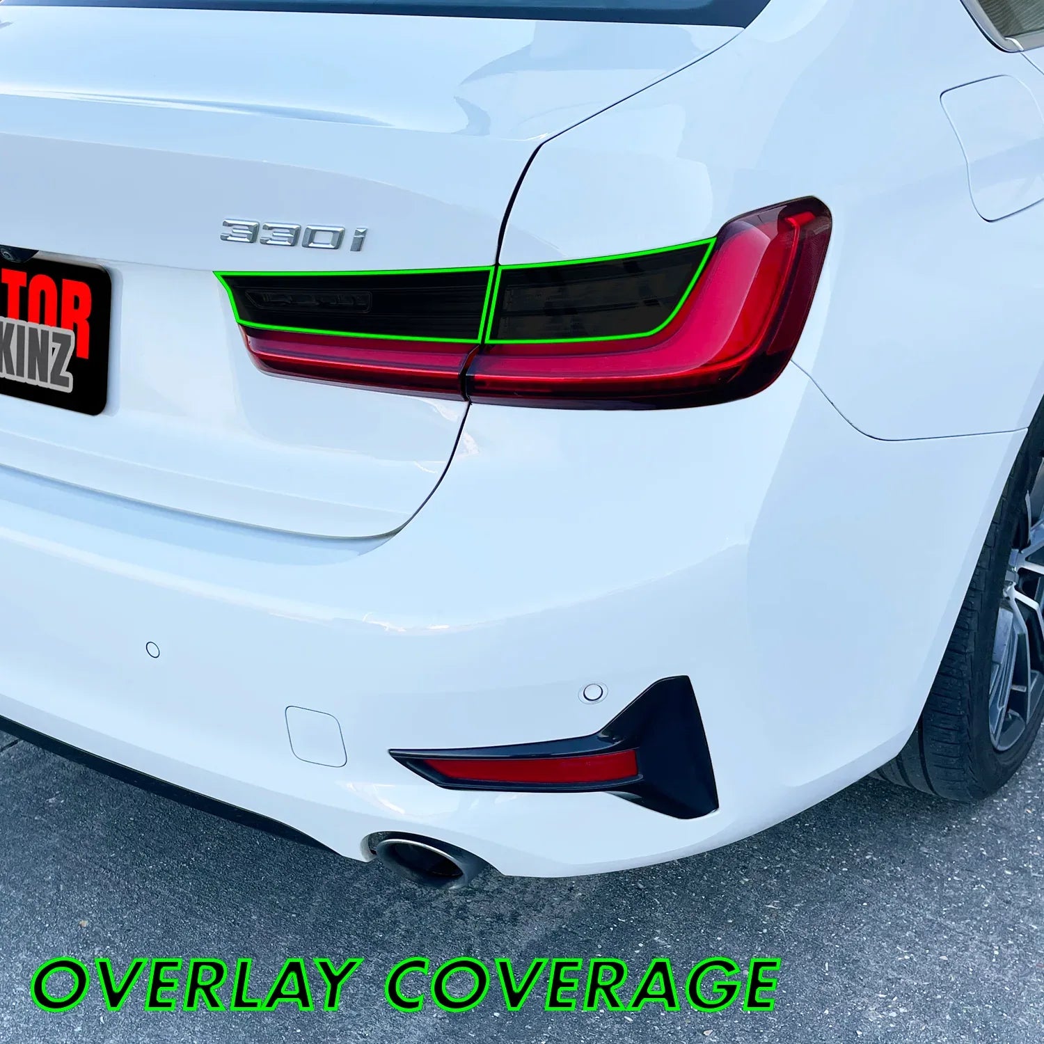 2019-2021 BMW 3 Series G20 | Turn Signal & Reverse Light PreCut Tint Overlays