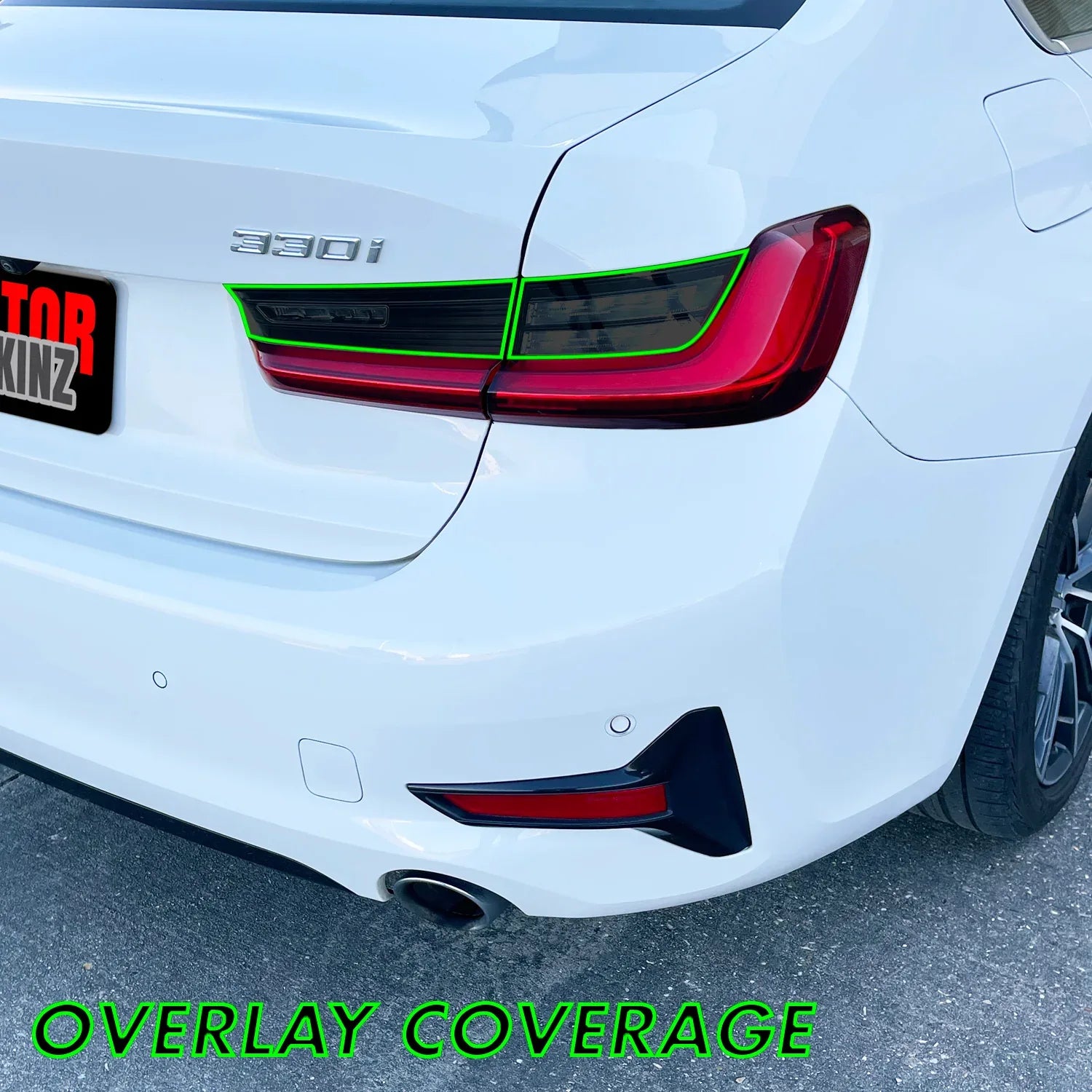 2019-2021 BMW 3 Series G20 | Turn Signal & Reverse Light PreCut Tint Overlays
