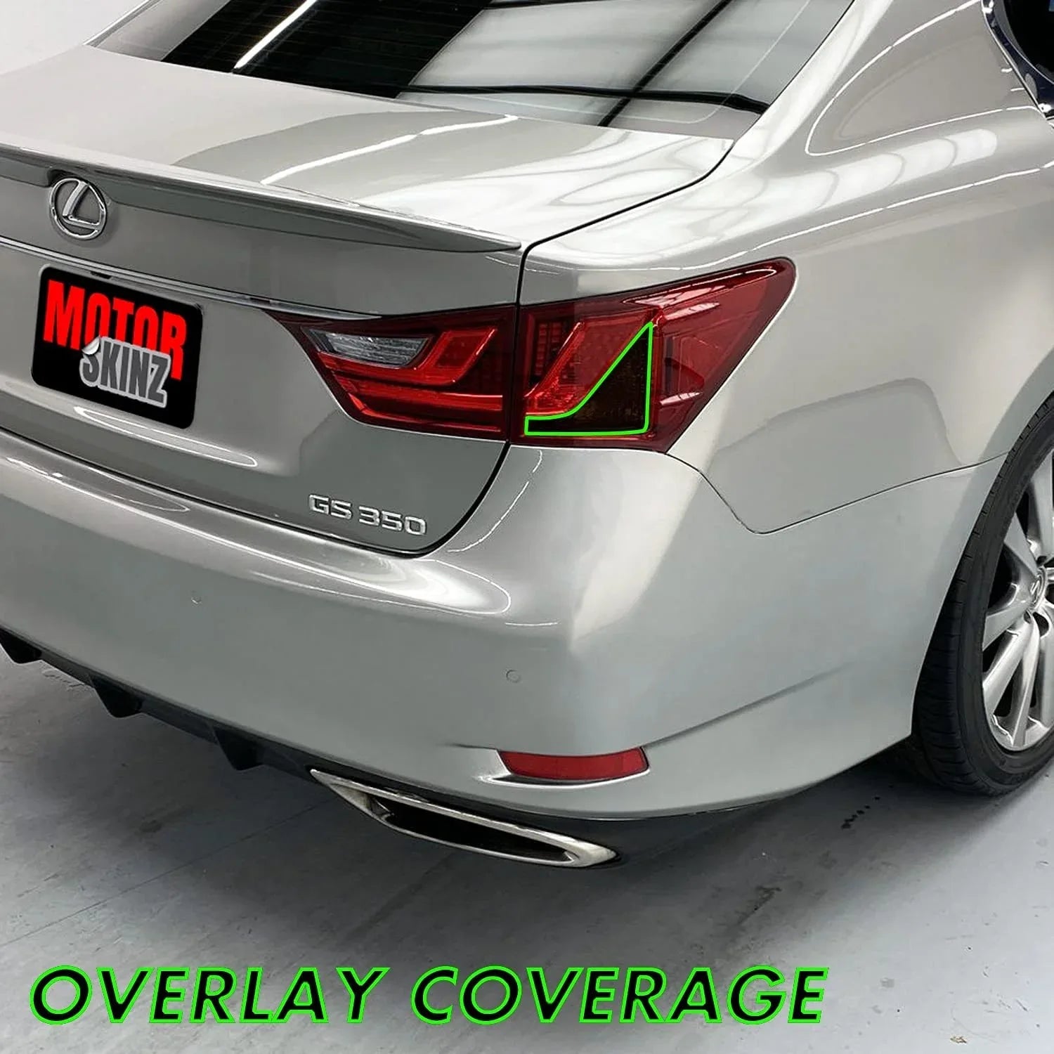 2013-2015 Lexus GS | Tail Light Turn Signal PreCut Tint Overlays