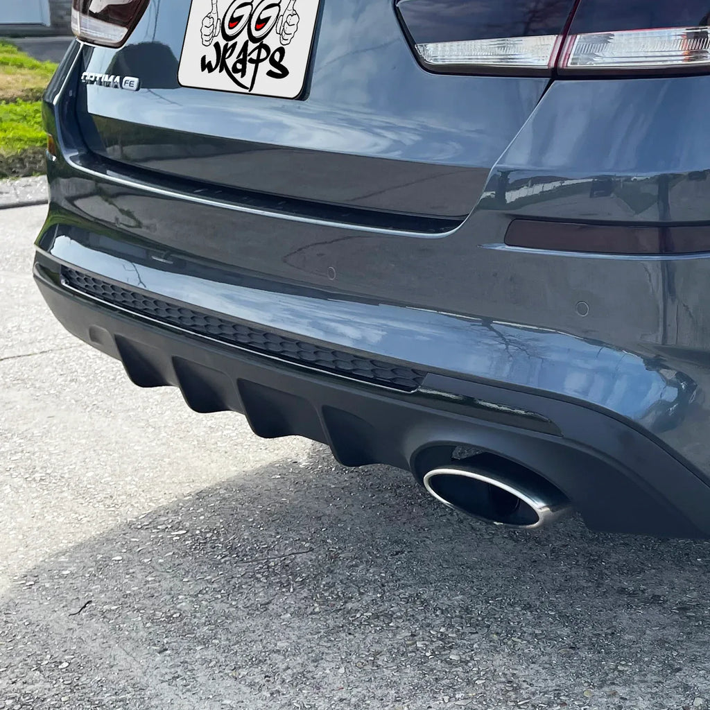 2019-2020 Kia Optima | Rear Bumper Diffuser Trim Chrome Delete PreCut Vinyl Wrap