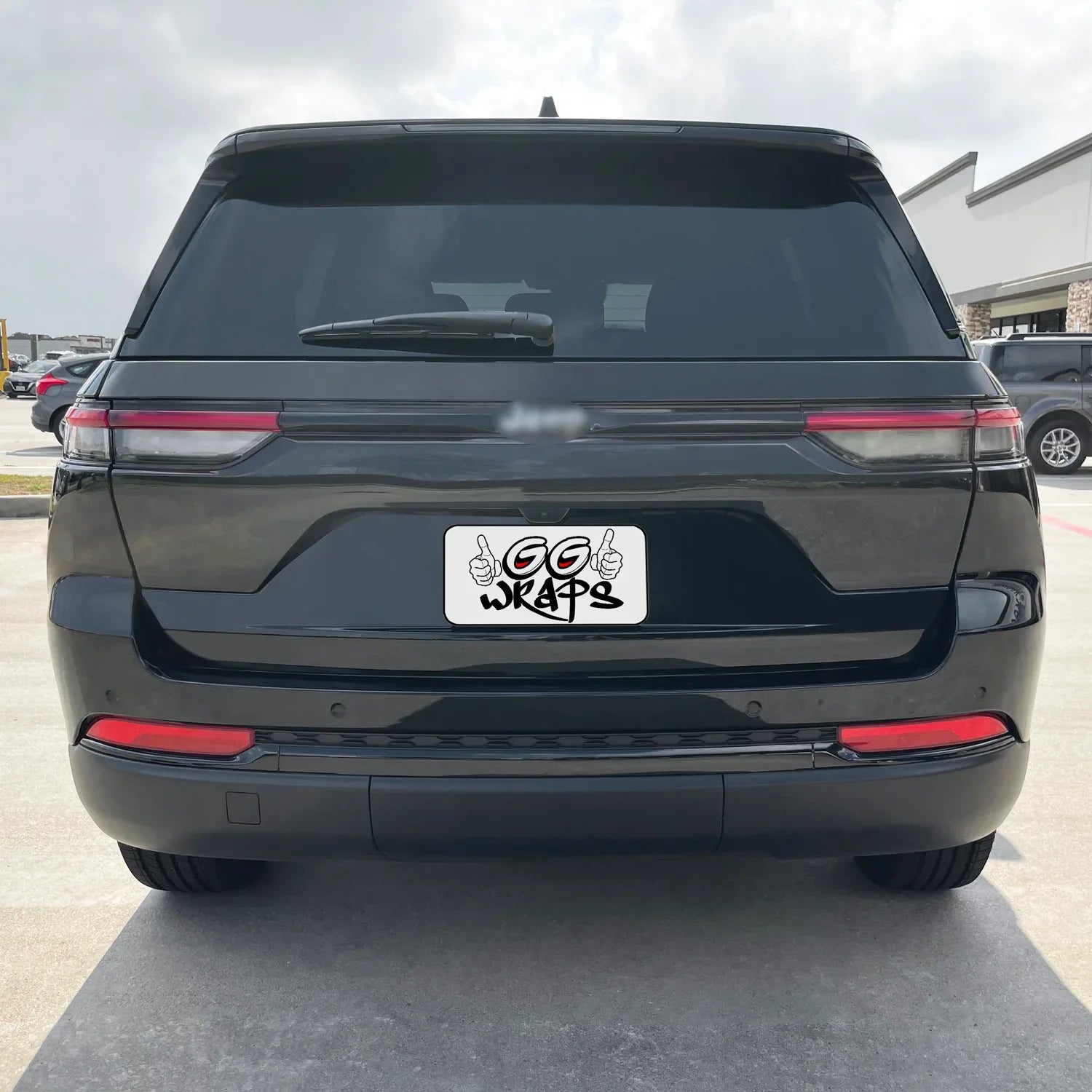 2022-2026 Jeep Grand Cherokee | Rear Bumper Trim Chrome Delete PreCut Vinyl Wrap