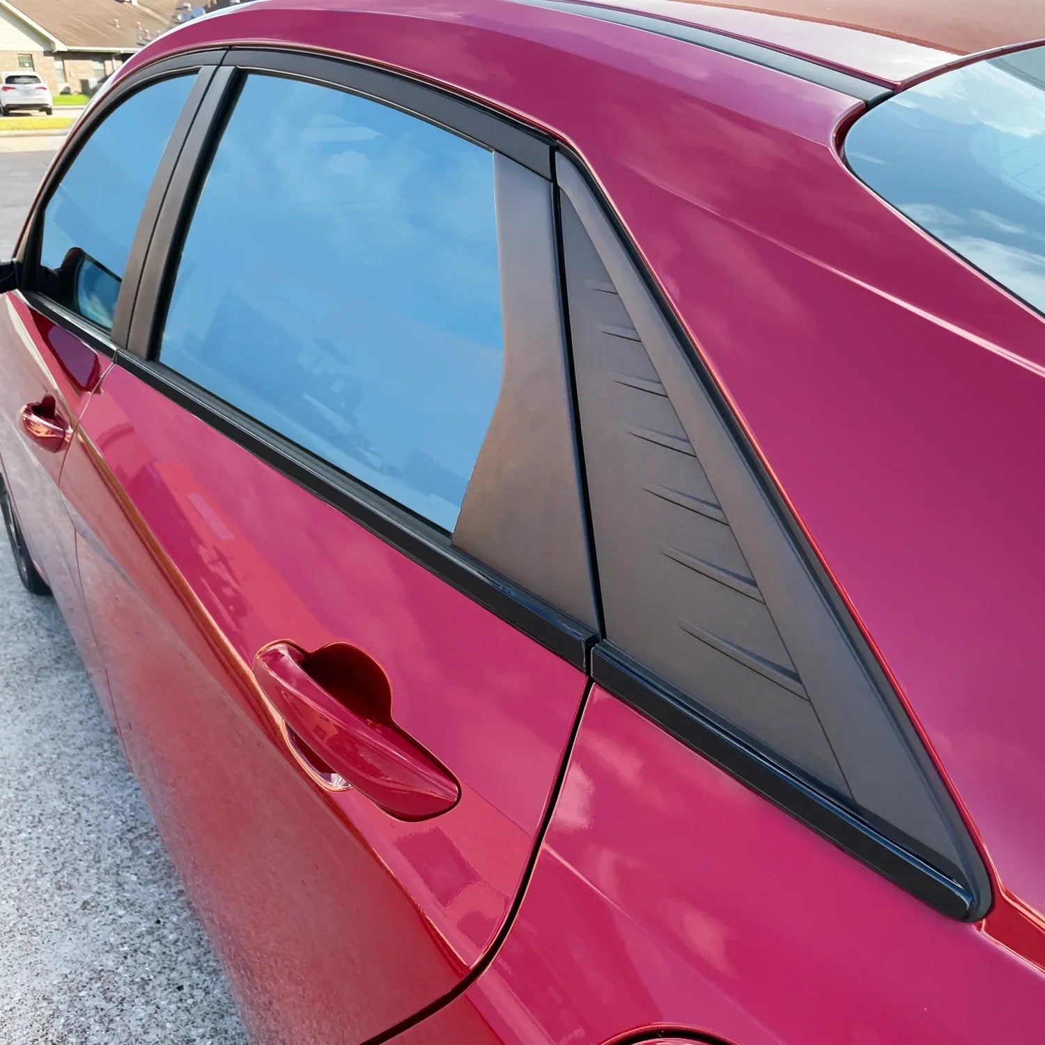 2021-2023 Hyundai Elantra | Window Trim Chrome Delete PreCut Vinyl Wrap