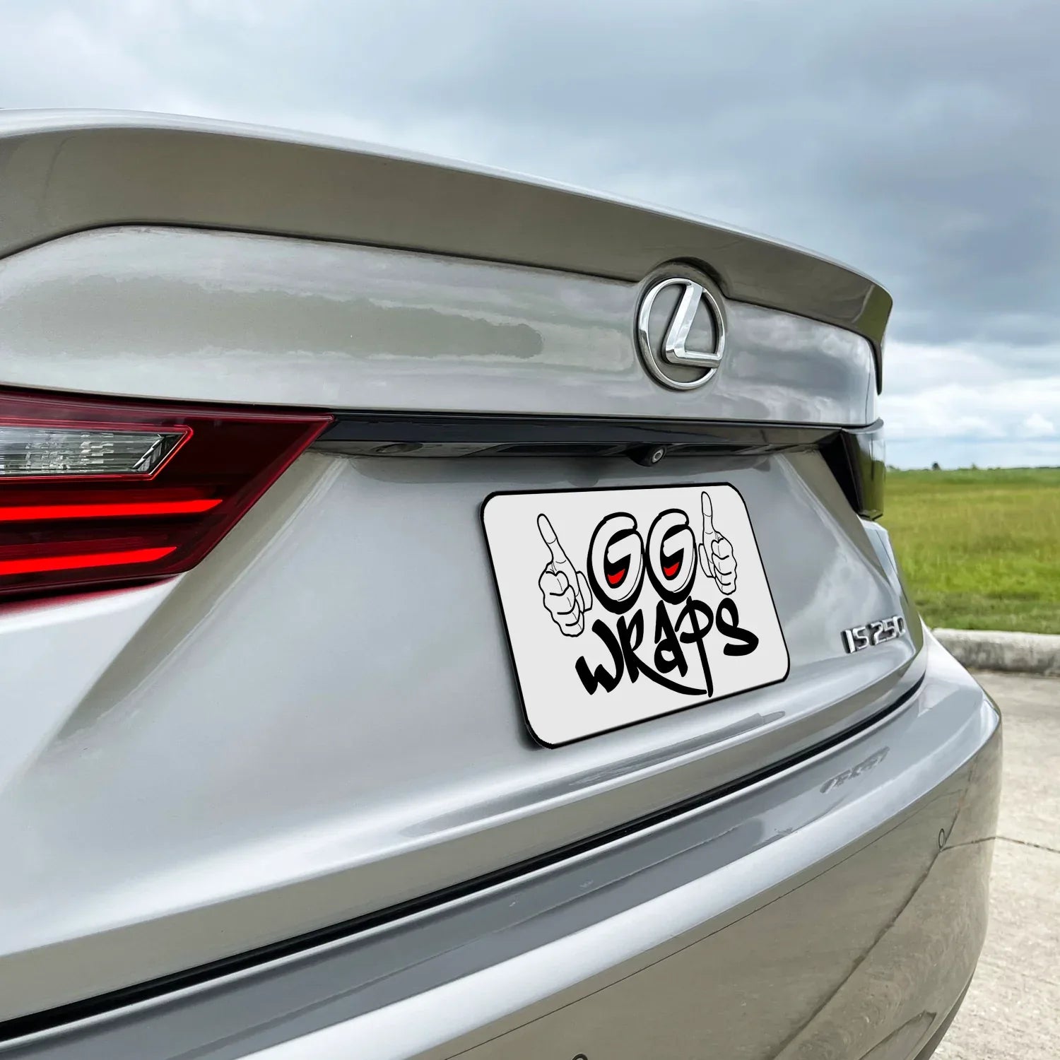 2014-2020 Lexus IS | Rear Trunk Trim Chrome Delete PreCut Vinyl Wrap