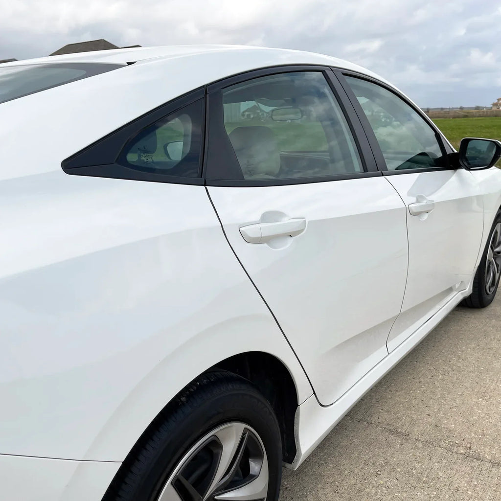 2016-2021 Honda Civic Sedan | Window Trim Chrome Delete PreCut Vinyl Wrap