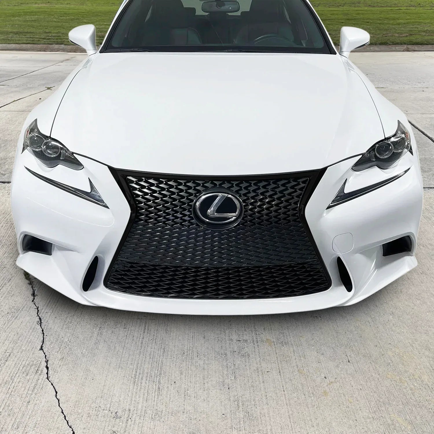2014-2016 Lexus IS | Front Grill Trim Chrome Delete PreCut Vinyl Wrap