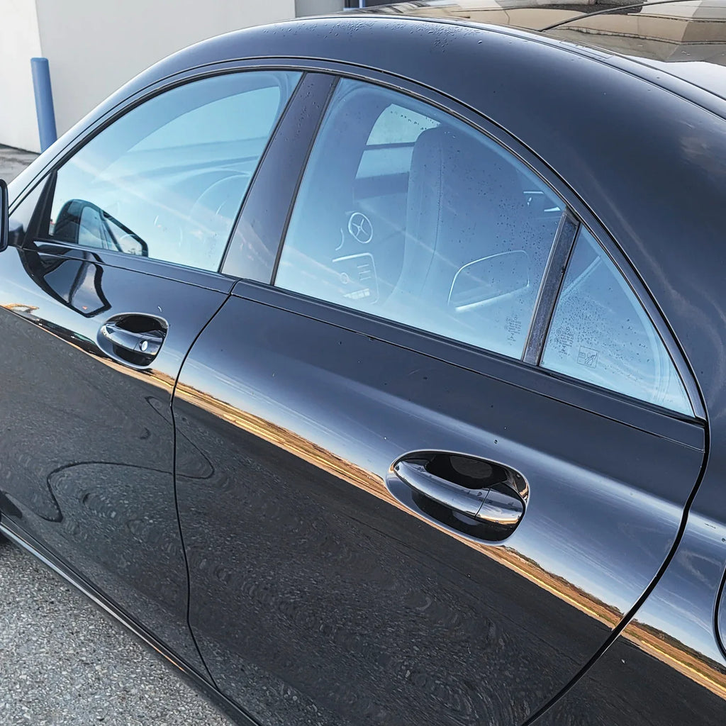 2013-2019 Mercedes CLA | Window Trim Chrome Delete PreCut Vinyl Wrap