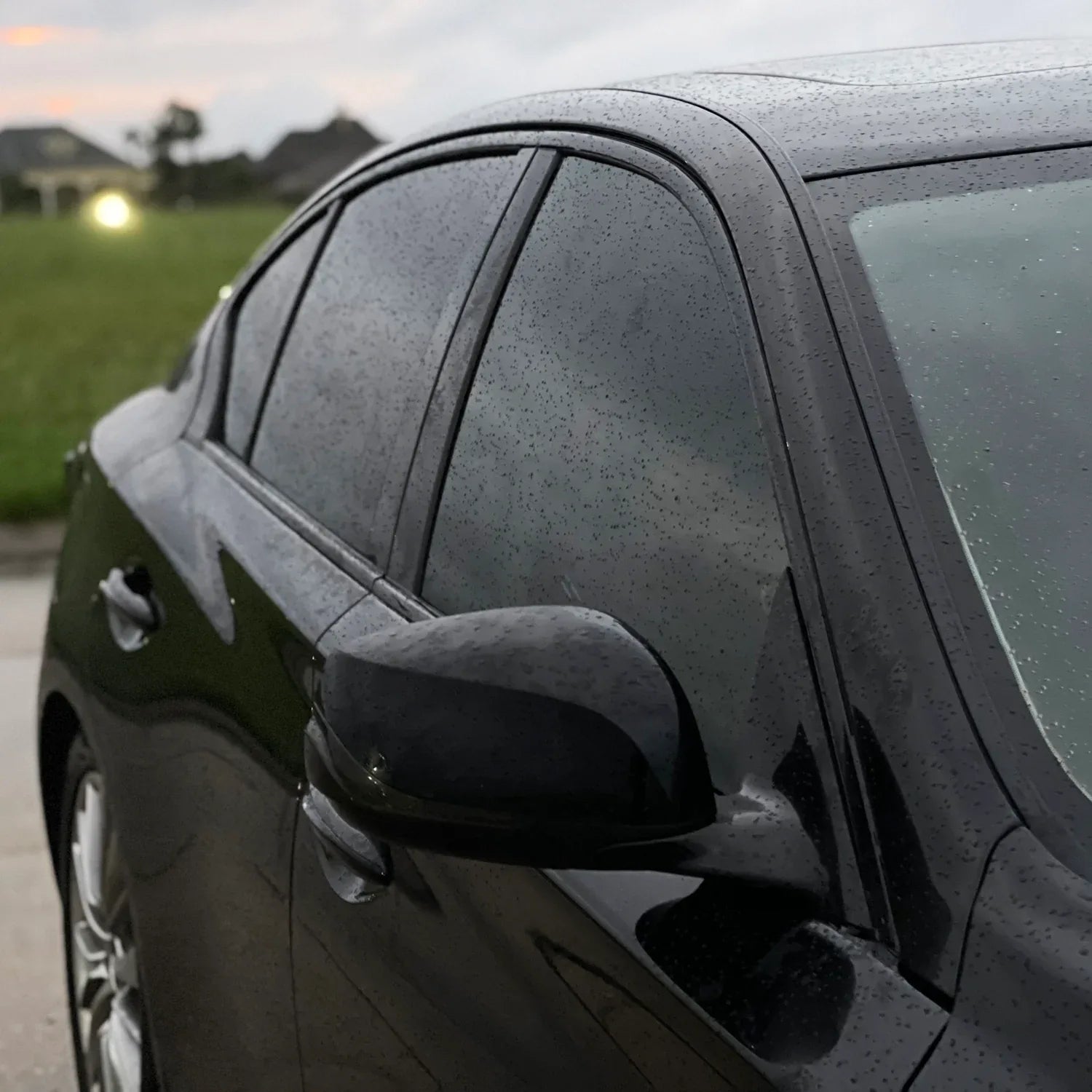 2014-2023 Infiniti Q50 | Window Trim Chrome Delete PreCut Vinyl Wrap