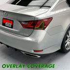 2013-2015 Lexus GS | Tail Light Turn Signal PreCut Tint Overlays