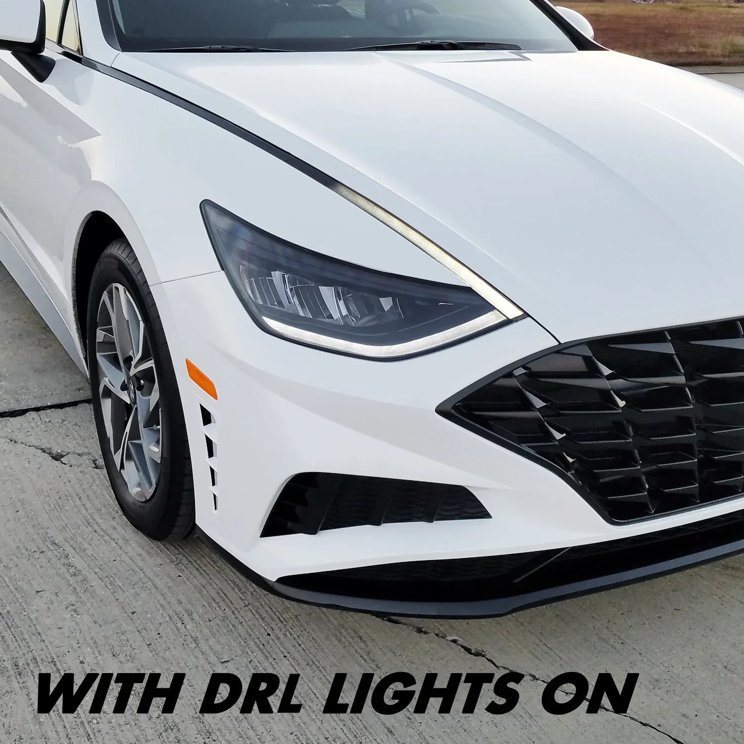 2020-2023 Hyundai Sonata | Window Trim Chrome Delete PreCut Vinyl Wrap