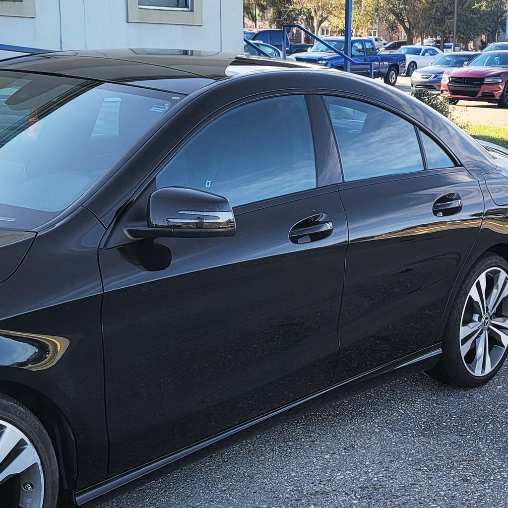 2013-2019 Mercedes CLA | Window Trim Chrome Delete PreCut Vinyl Wrap