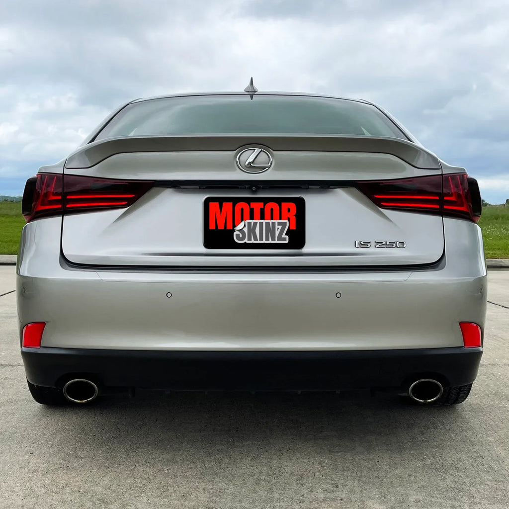 2014-2020 Lexus IS | Rear Trunk Trim Chrome Delete PreCut Vinyl Wrap