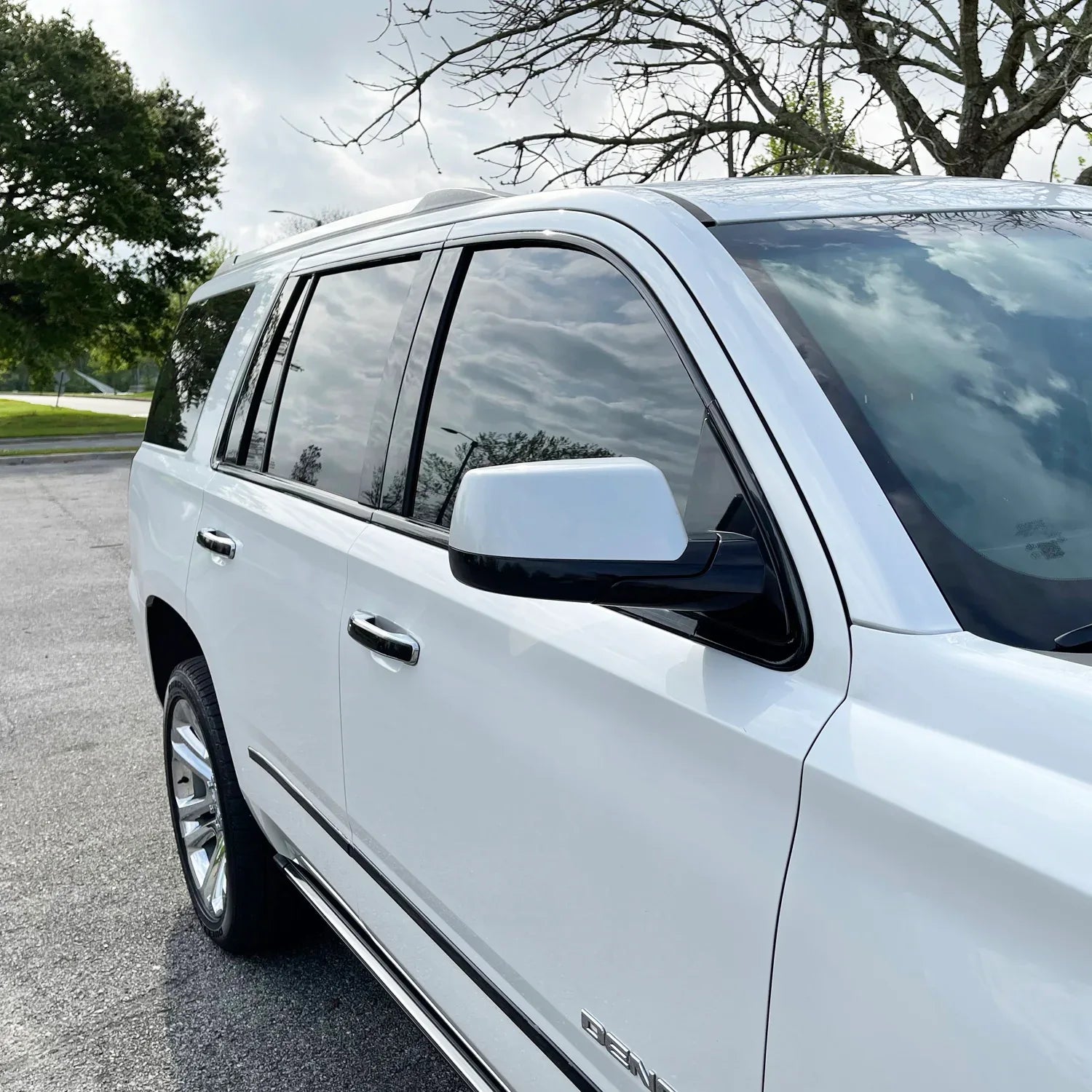 2015-2020 GMC Yukon | Window Trim Chrome Delete PreCut Vinyl Wrap