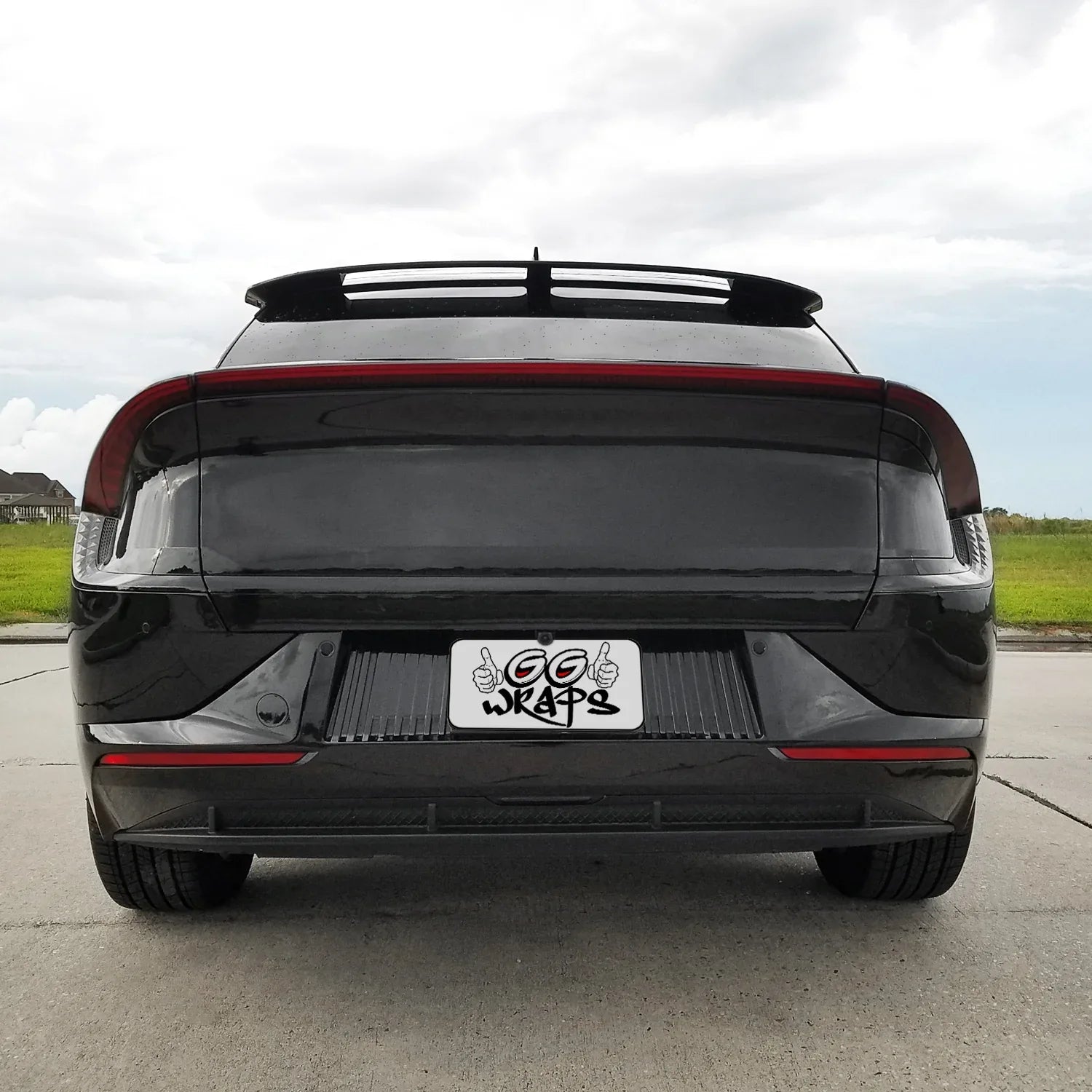 2022-2023 Kia EV6 | Rear Bumper Trim Chrome Delete PreCut Vinyl Wrap