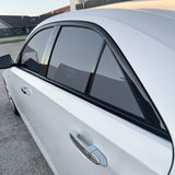 2020-2023 Cadillac CT4 | Window Trim Chrome Delete PreCut Vinyl Wrap