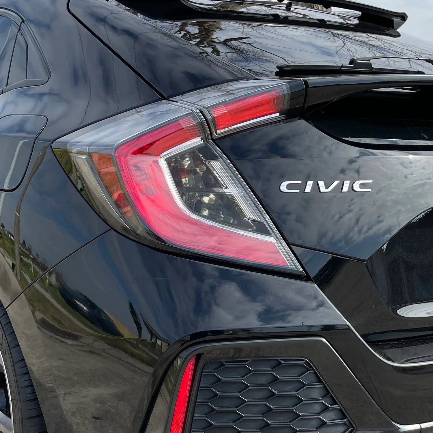 2016-2021 Honda Civic Hatchback | Turn Signal & Reverse Light PreCut Tint Overlays