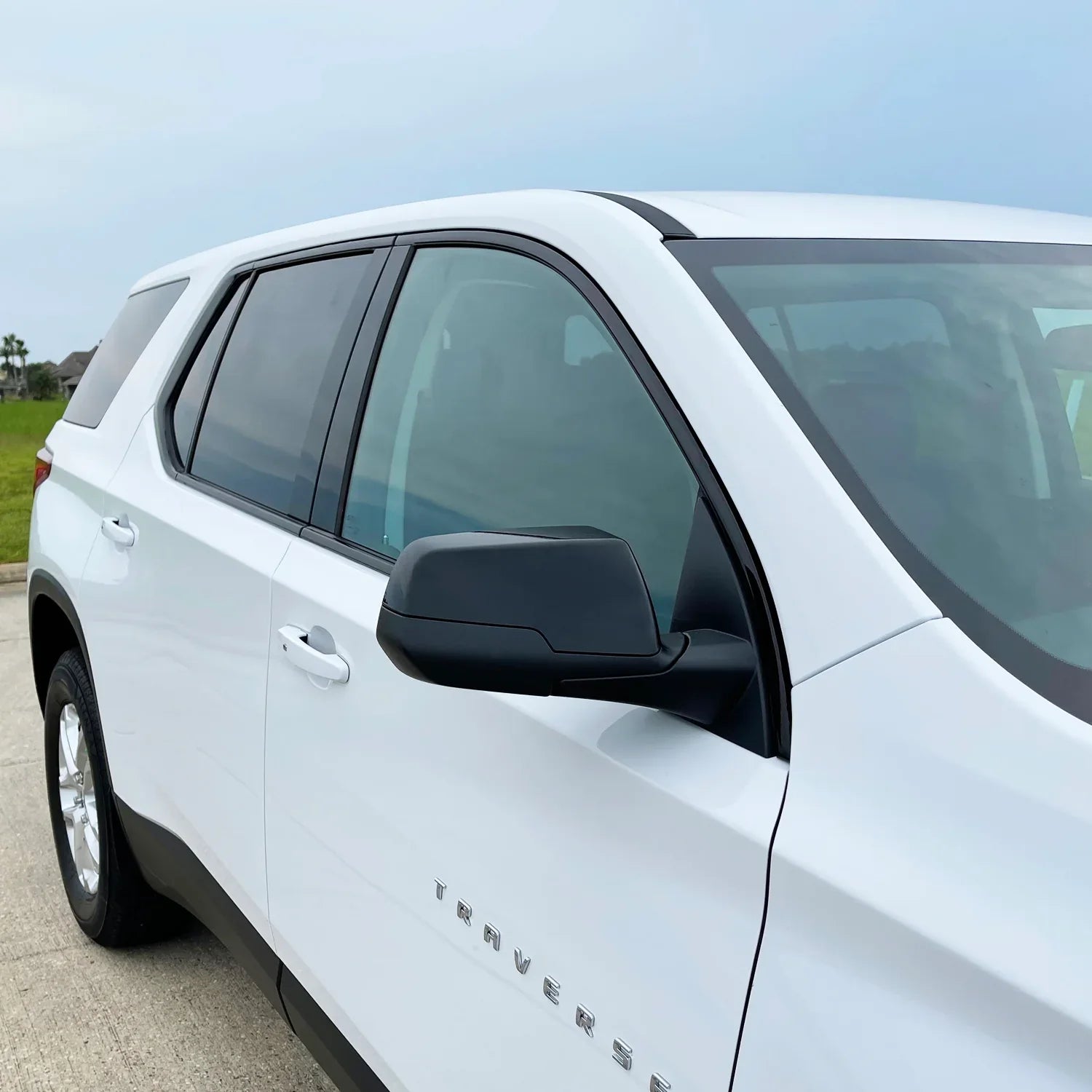 2018-2022 Chevrolet Traverse | Window Trim Chrome Delete PreCut Vinyl Wrap