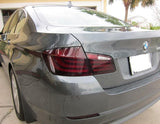 2011-2014 BMW 5 Series F10 | Tail Light Reverse Cutout PreCut Tint Overlays