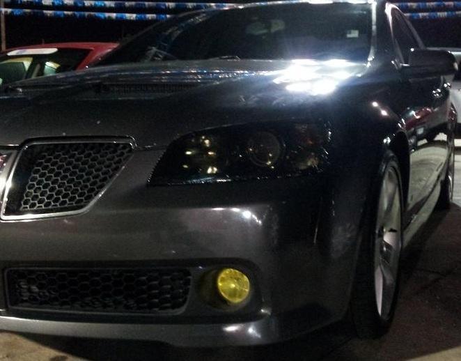 2008-2009 Pontiac G8 | Headlight PreCut Tint Overlays