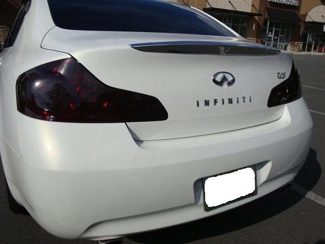 2007-2013 Infiniti G37 Sedan | Tail Light PreCut Tint Overlays