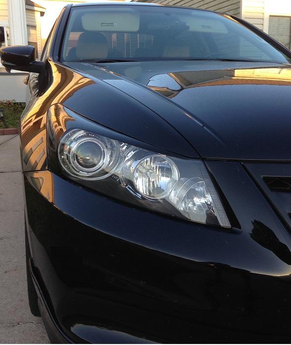 2008-2012 Honda Accord Sedan | Headlight Eyelid PreCut Vinyl Overlays
