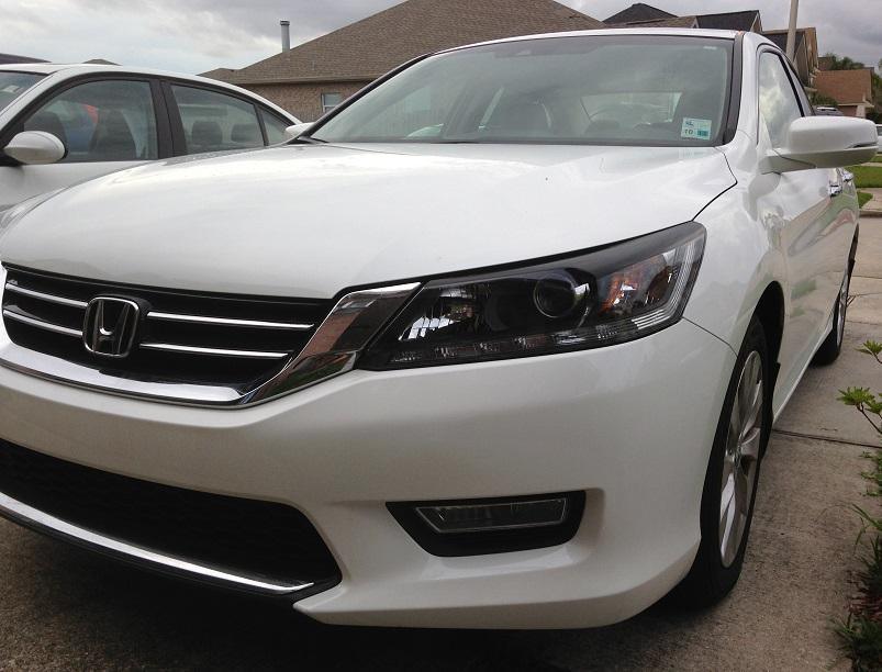 2013-2015 Honda Accord Sedan | Headlight Eyelid PreCut Vinyl Overlays