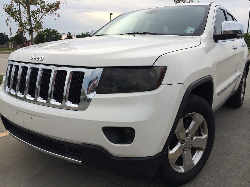 2011-2013 Jeep Grand Cherokee | Headlight PreCut Tint Overlays
