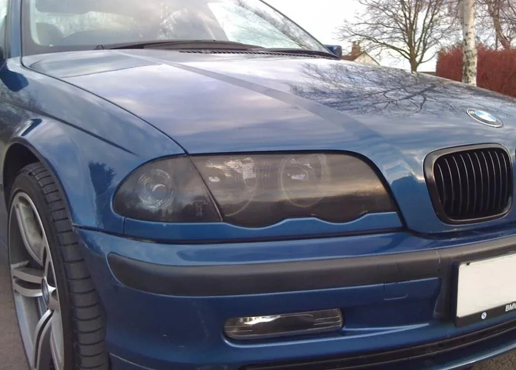 1998-2001 BMW 3 Series E46 Sedan | Headlight PreCut Tint Overlays