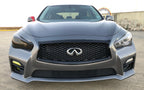 2014-2017 Infiniti Q50 | Front Grill Trim Chrome Delete PreCut Vinyl Wrap
