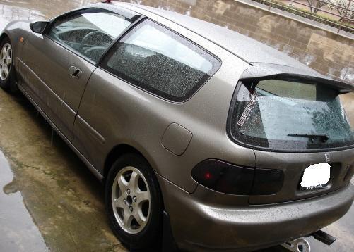 1992-1995 Honda Civic Hatchback | Tail Light PreCut Tint Overlays