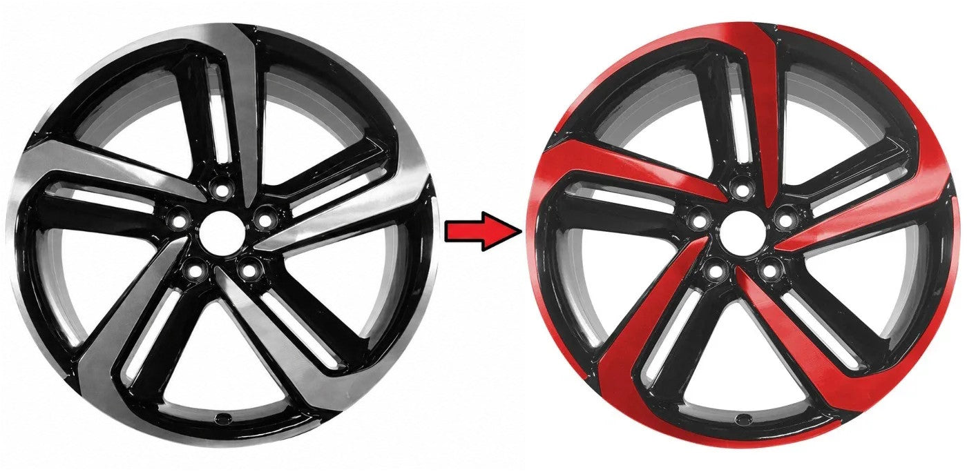 2018-2022 Honda Accord | 19" Sport Wheel Rim Chrome Delete PreCut Vinyl Wrap