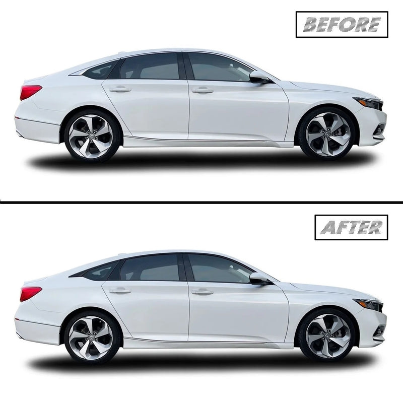 2018-2022 Honda Accord | Window Trim Chrome Delete PreCut Vinyl Wrap