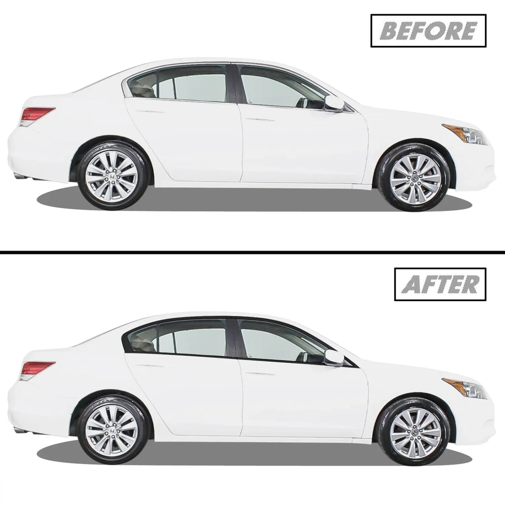 2008-2012 Honda Accord Sedan | Window Trim Chrome Delete PreCut Vinyl Wrap