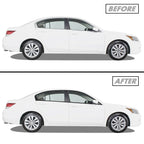 2008-2012 Honda Accord Sedan | Window Trim Chrome Delete PreCut Vinyl Wrap
