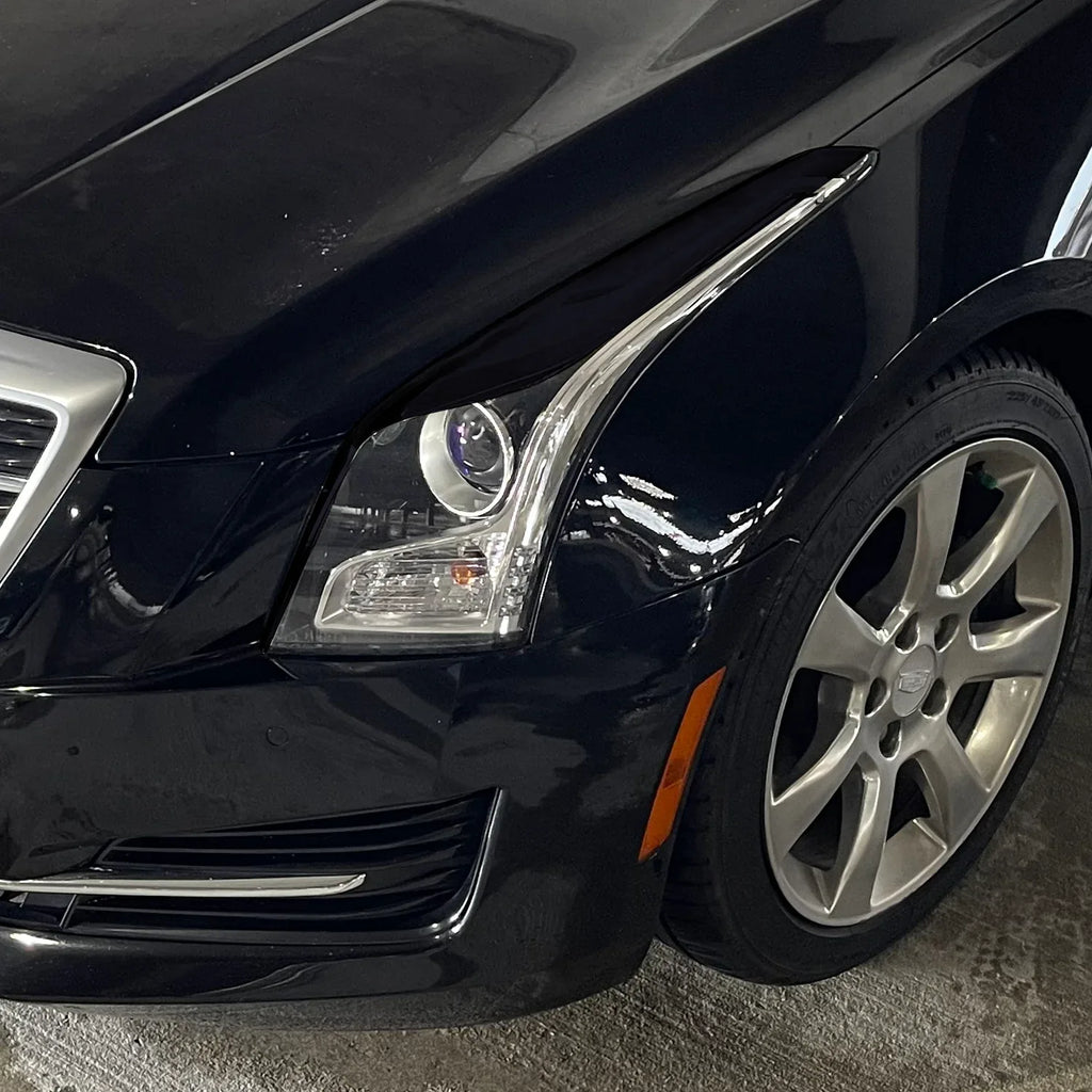 2013-2019 Cadillac ATS | Headlight Eyelid PreCut Vinyl Overlays