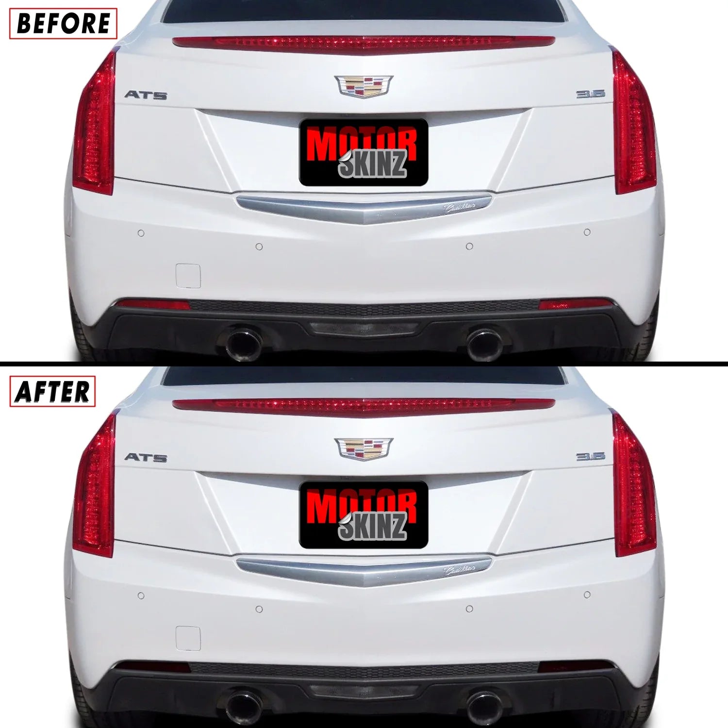 2013-2019 Cadillac ATS | Reflector PreCut Tint Overlays