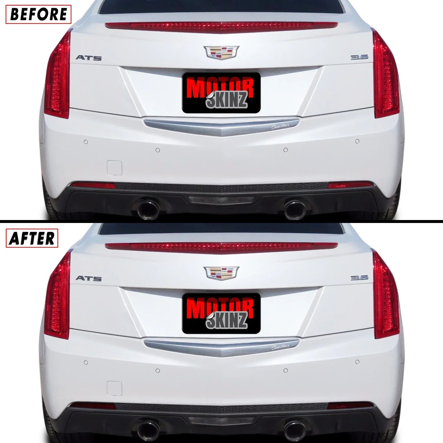 2013-2019 Cadillac ATS | Reflector PreCut Tint Overlays