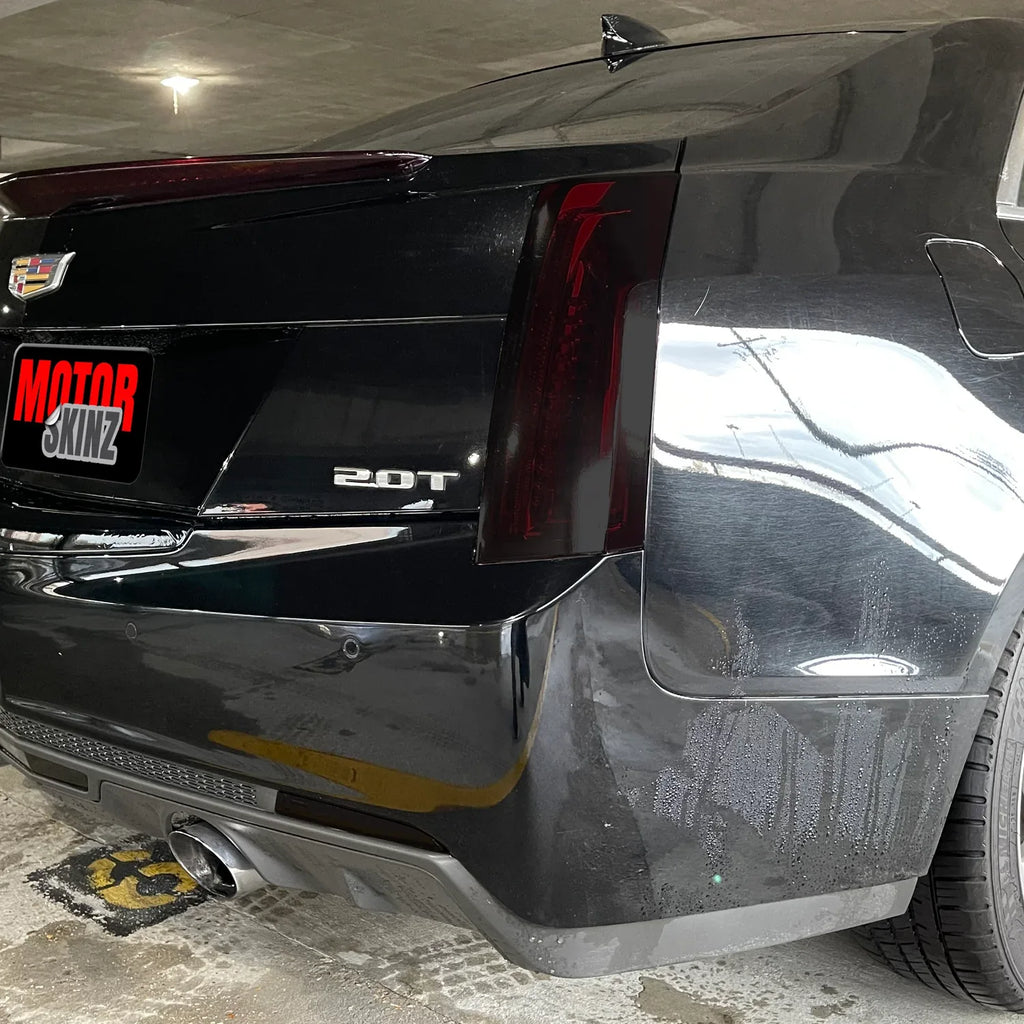 2013-2018 Cadillac ATS Sedan | Tail Light PreCut Tint Overlays