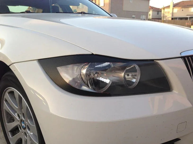 2006-2008 BMW 3 Series E90 | Headlight Eyelid PreCut Tint Overlays